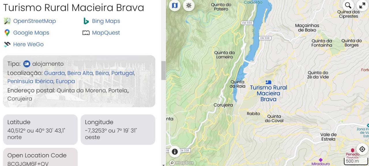 Turismo Rural Macieira Brava Γκουάρντα Εξωτερικό φωτογραφία